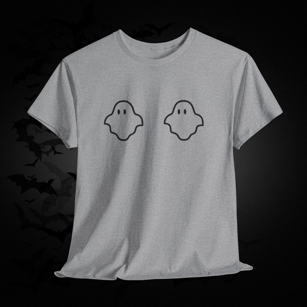 "Boo-bies" Ghost Pun Halloween T-Shirt — Funny Spooky Season Tee
