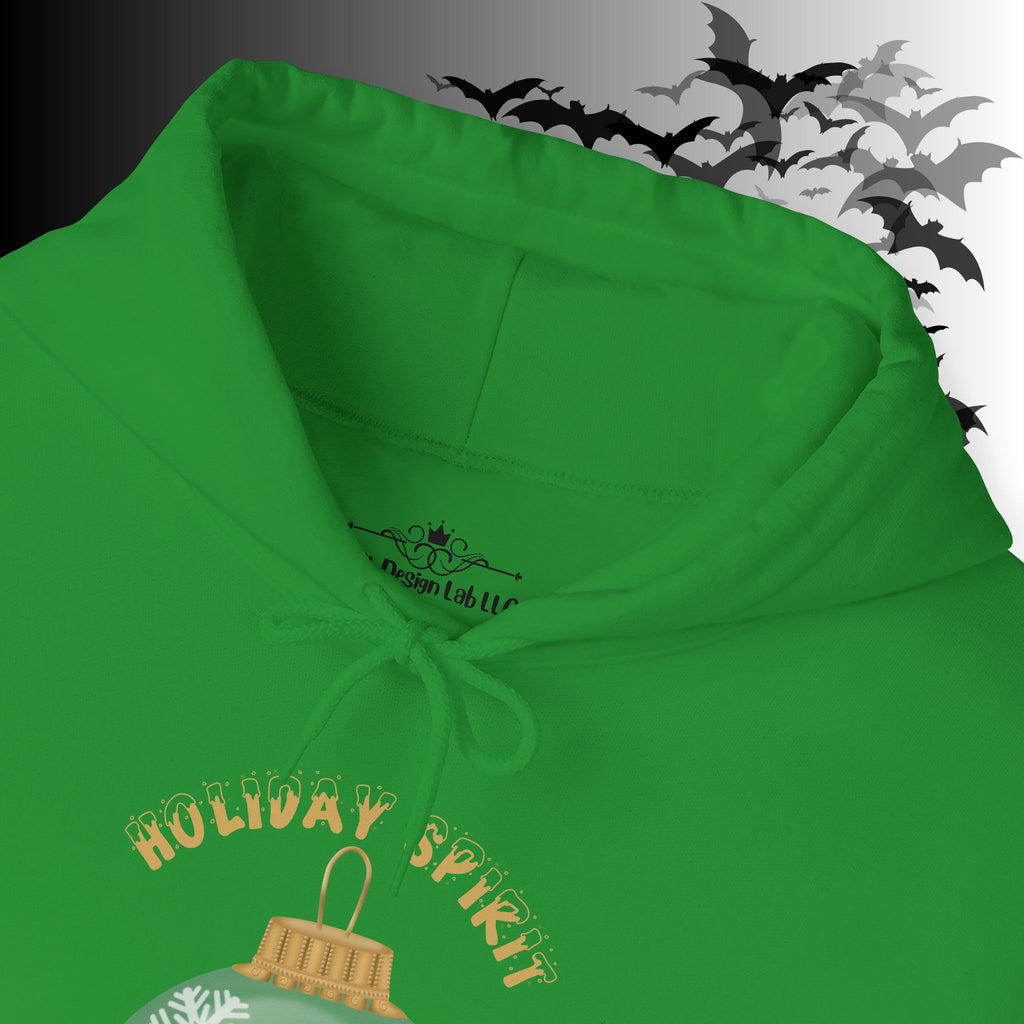 Holiday Spirit Hoodie — Ghost Christmas Ornament Gothmas Pullover