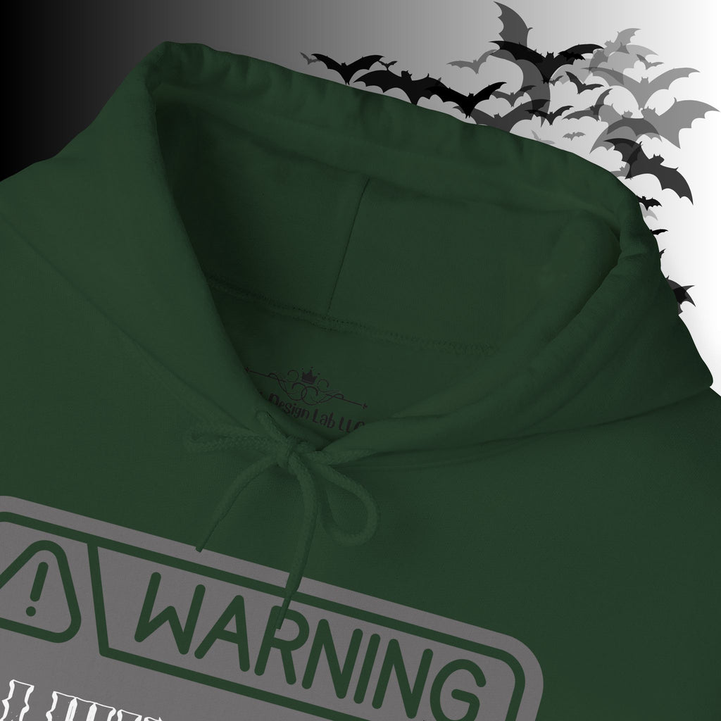 Warning I Will Hurt Your Feelings Hoodie — Funny Gothic Attitude Pullover