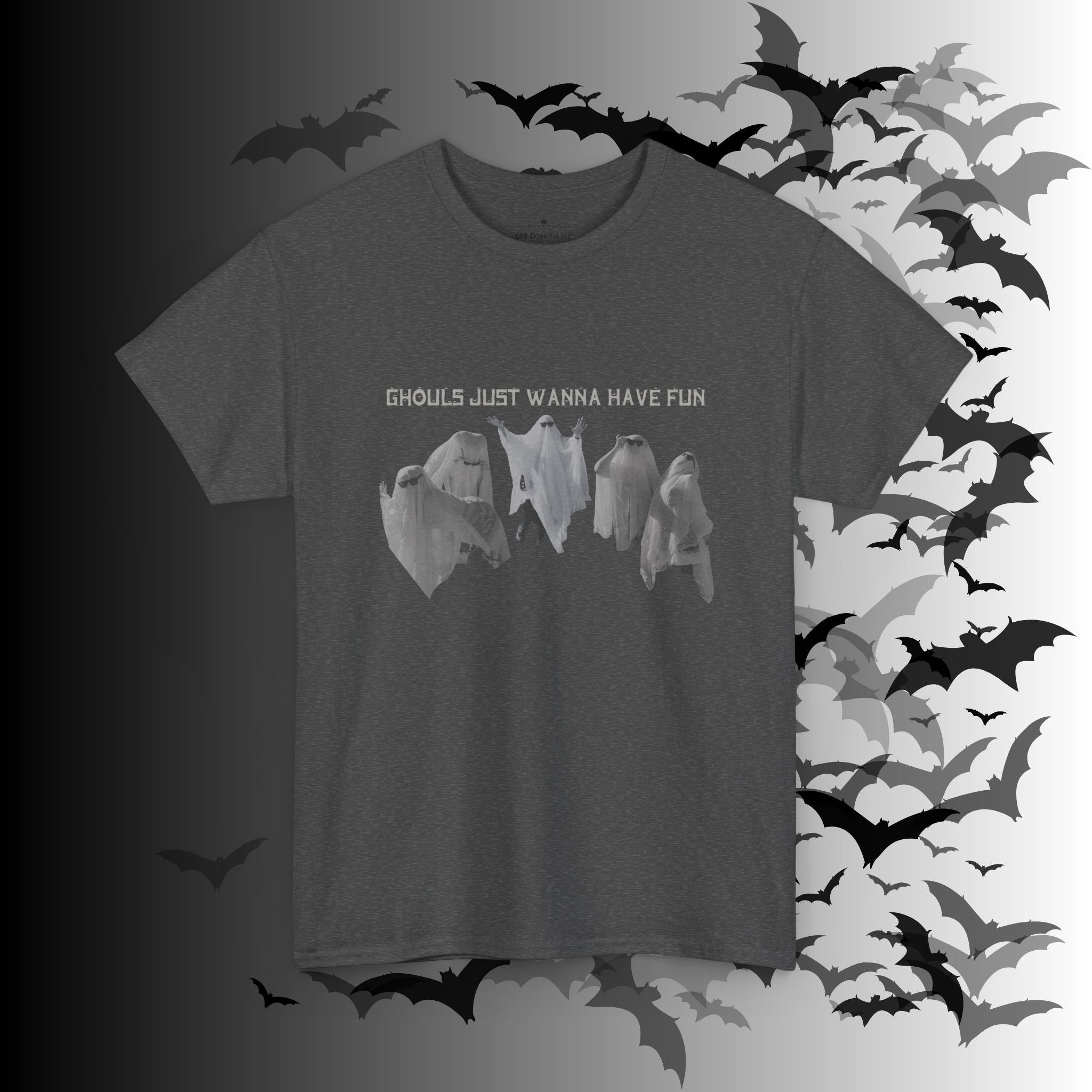 "Ghouls Just Wanna Have Fun" Ghost T-Shirt — Gothic Humor Tee