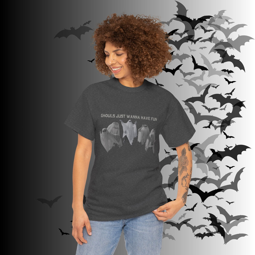 "Ghouls Just Wanna Have Fun" Ghost T-Shirt — Gothic Humor Tee
