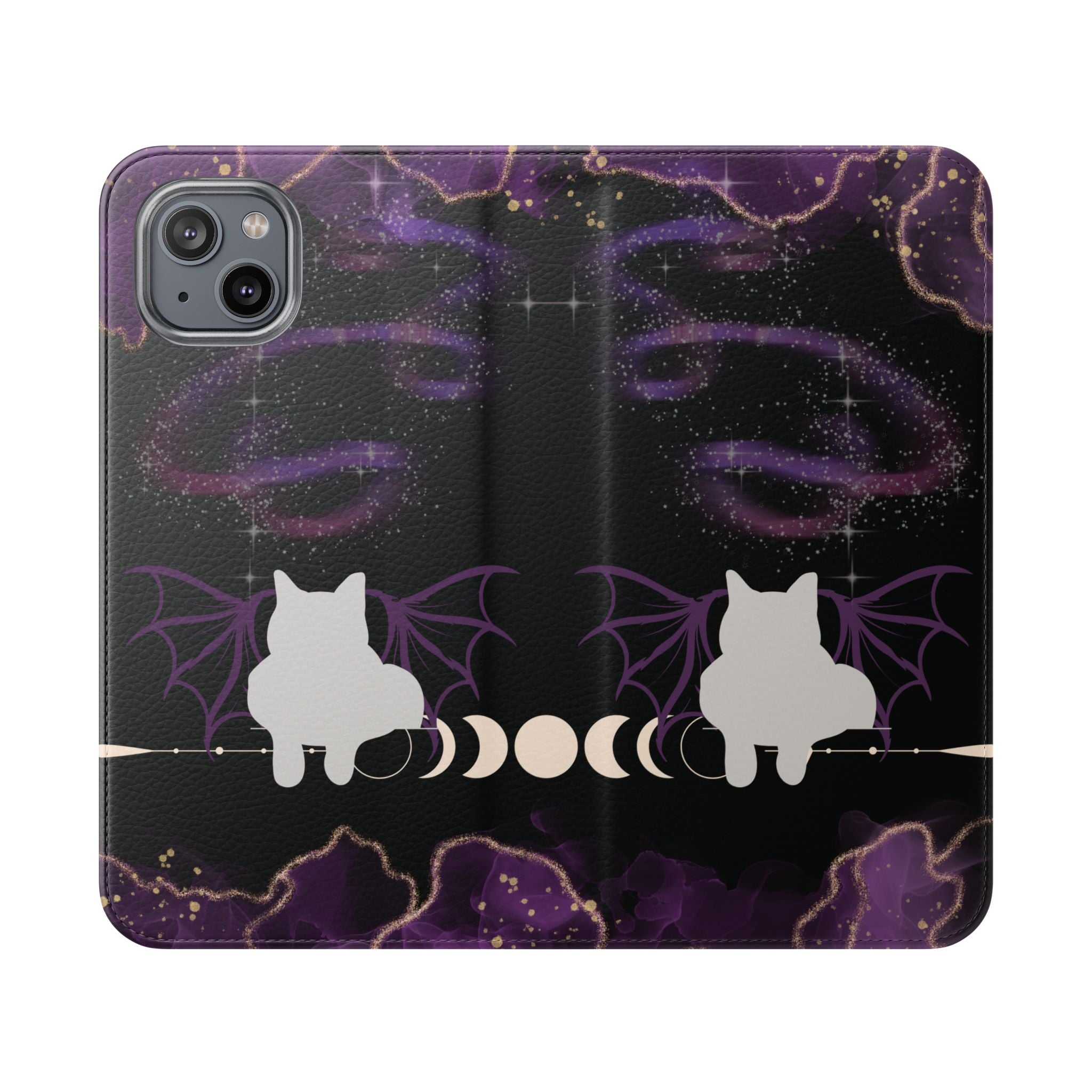 Copy of Goth Botanical Flip Wallet Case for iPhone and Samsung Galaxy Phones
