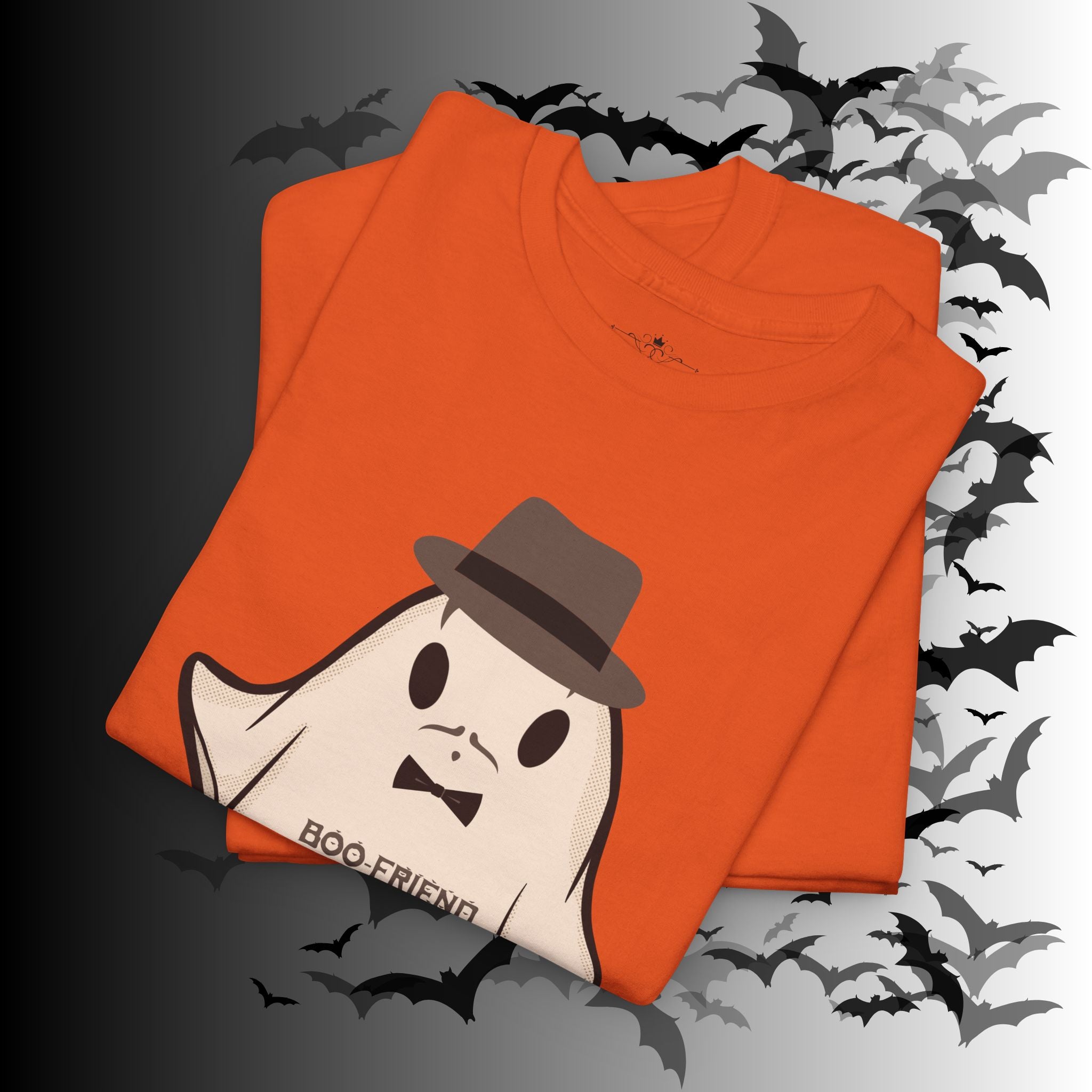 "Ghoul-Friend & Boo-Friend" Matching Ghost Couples T-Shirt — Halloween Matching Tee