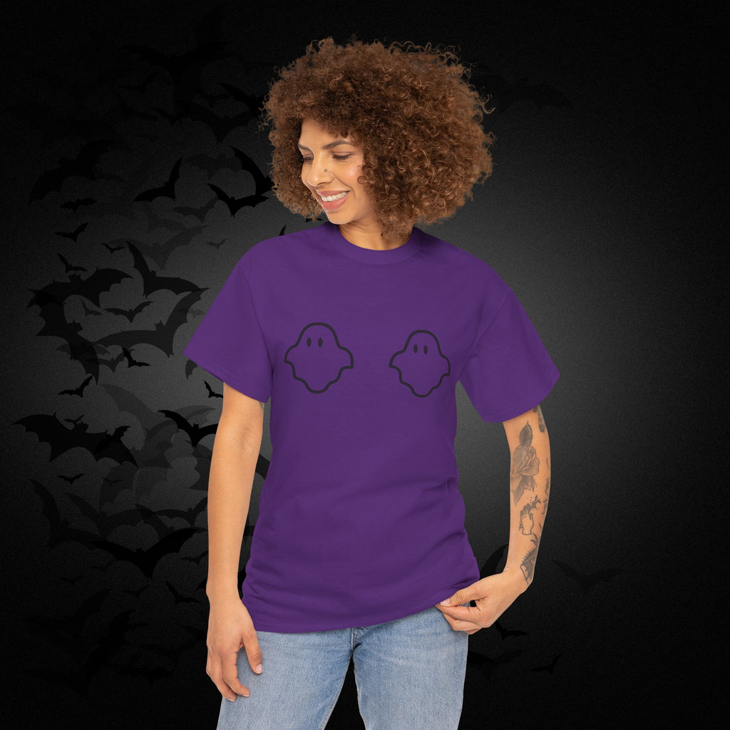"Boo-bies" Ghost Pun Halloween T-Shirt — Funny Spooky Season Tee