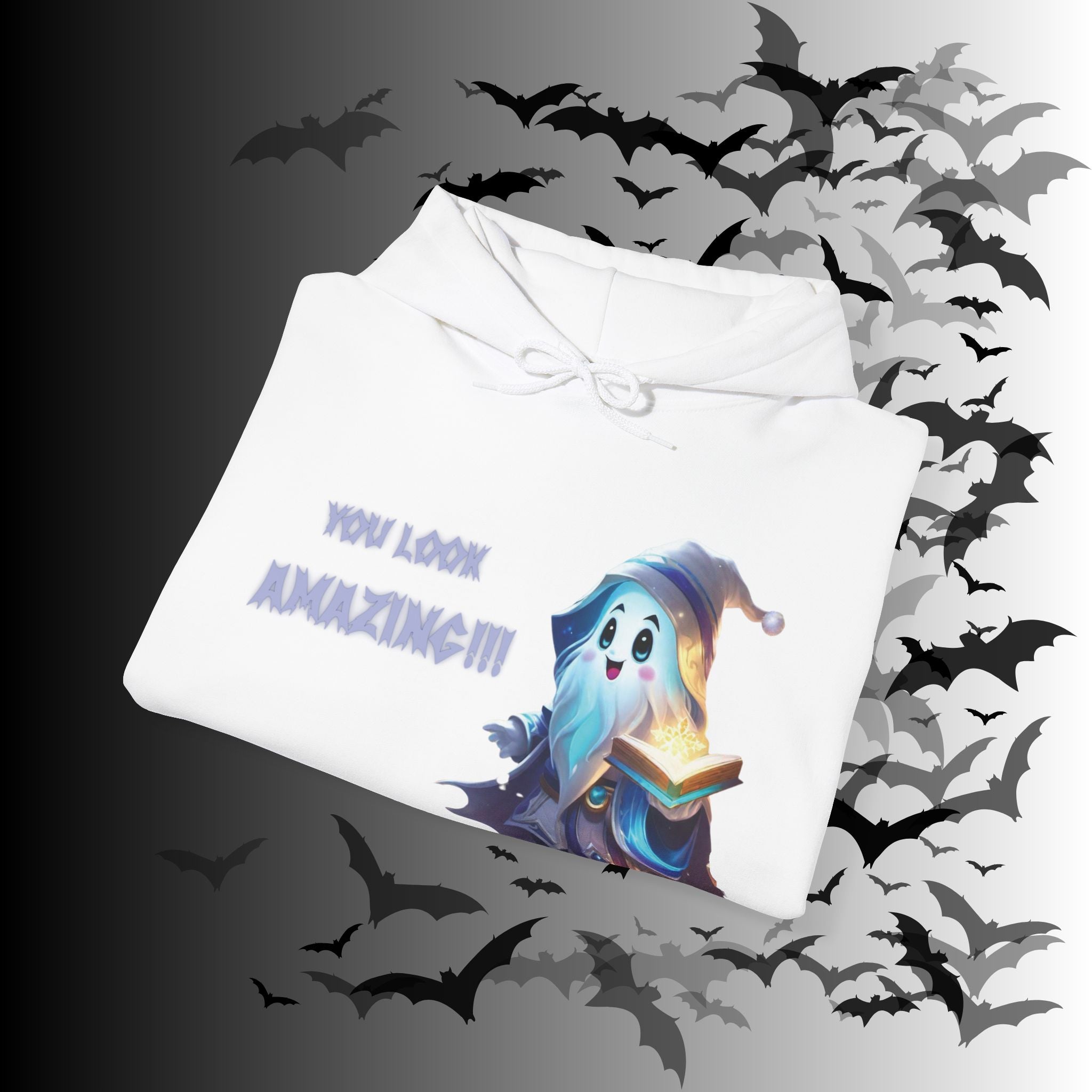 You Look Amazing Wizard Ghost Hoodie — Kawaii Witchy Pullover