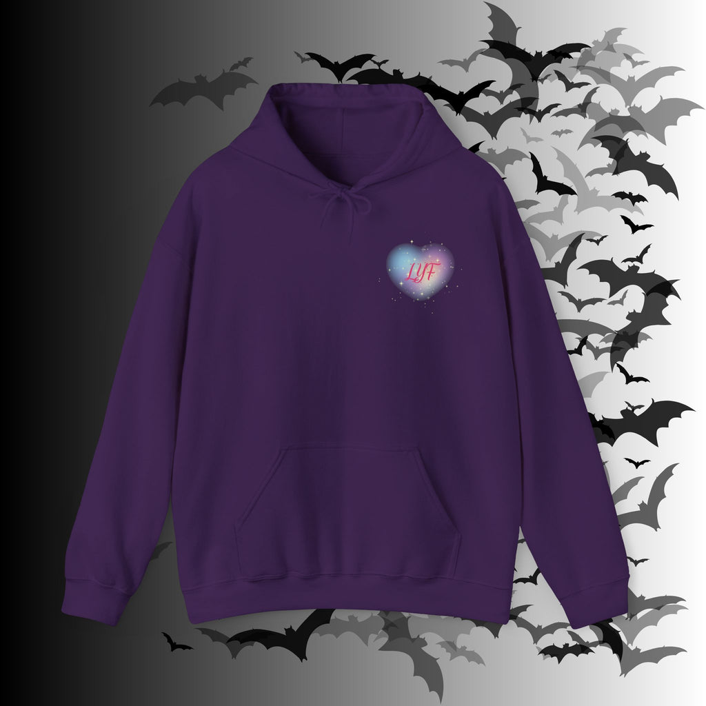 Love You Forever Skeleton Hoodie — Gothic Valentine's Couples Pullover
