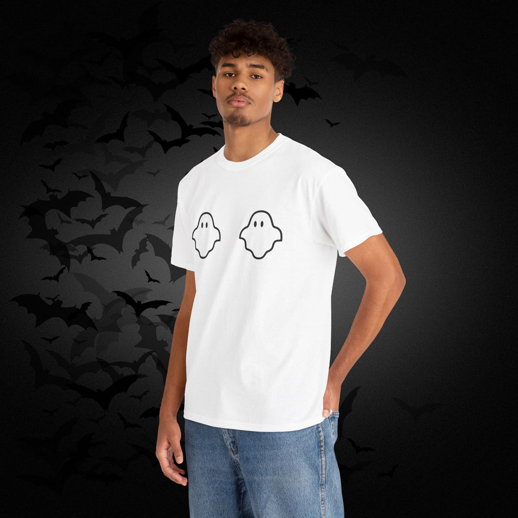 "Boo-bies" Ghost Pun Halloween T-Shirt — Funny Spooky Season Tee