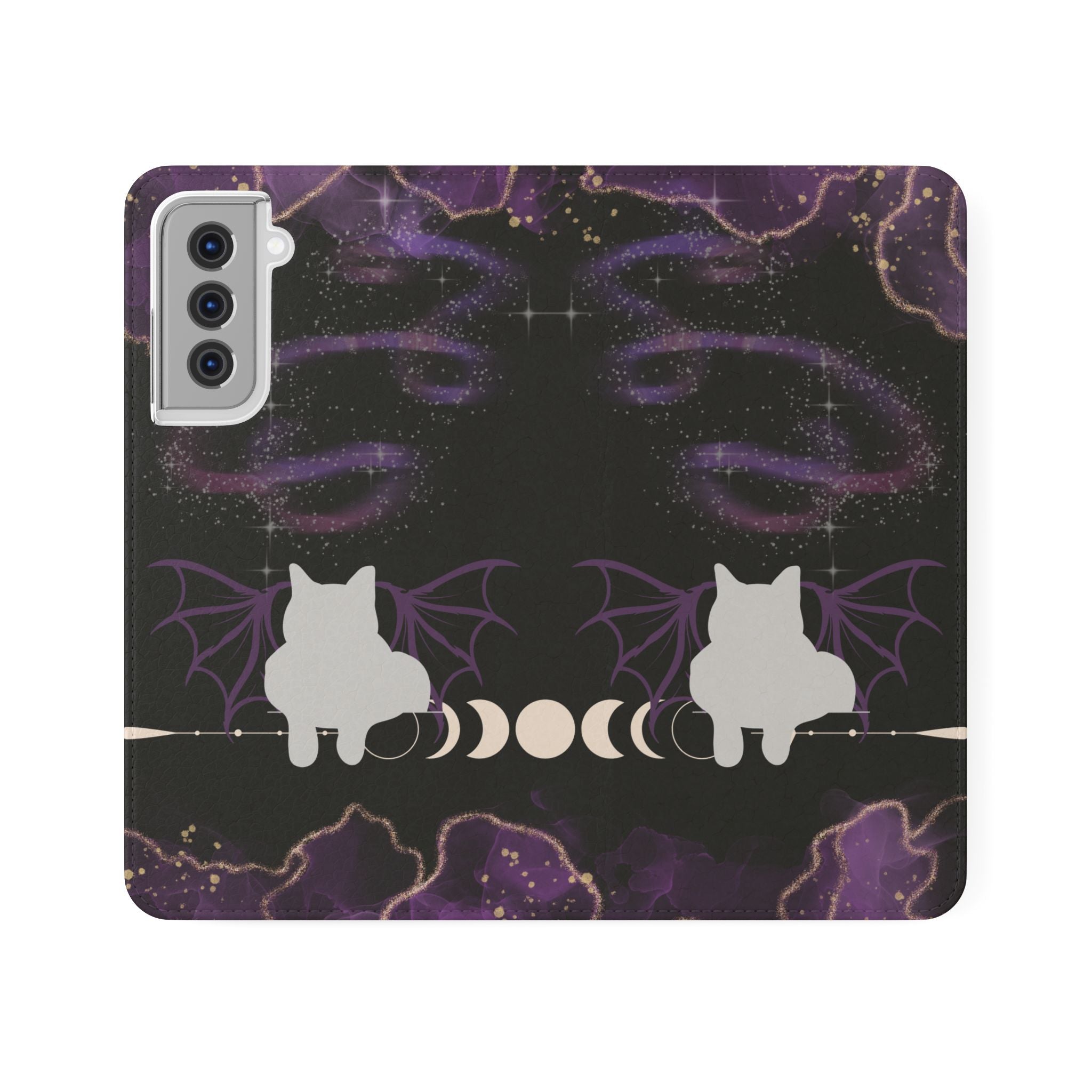 Copy of Goth Botanical Flip Wallet Case for iPhone and Samsung Galaxy Phones