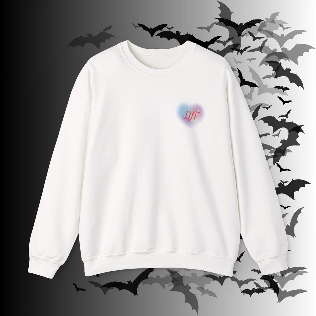 Love You Forever Skeleton Crewneck Sweatshirt — Gothic Valentine's Couples