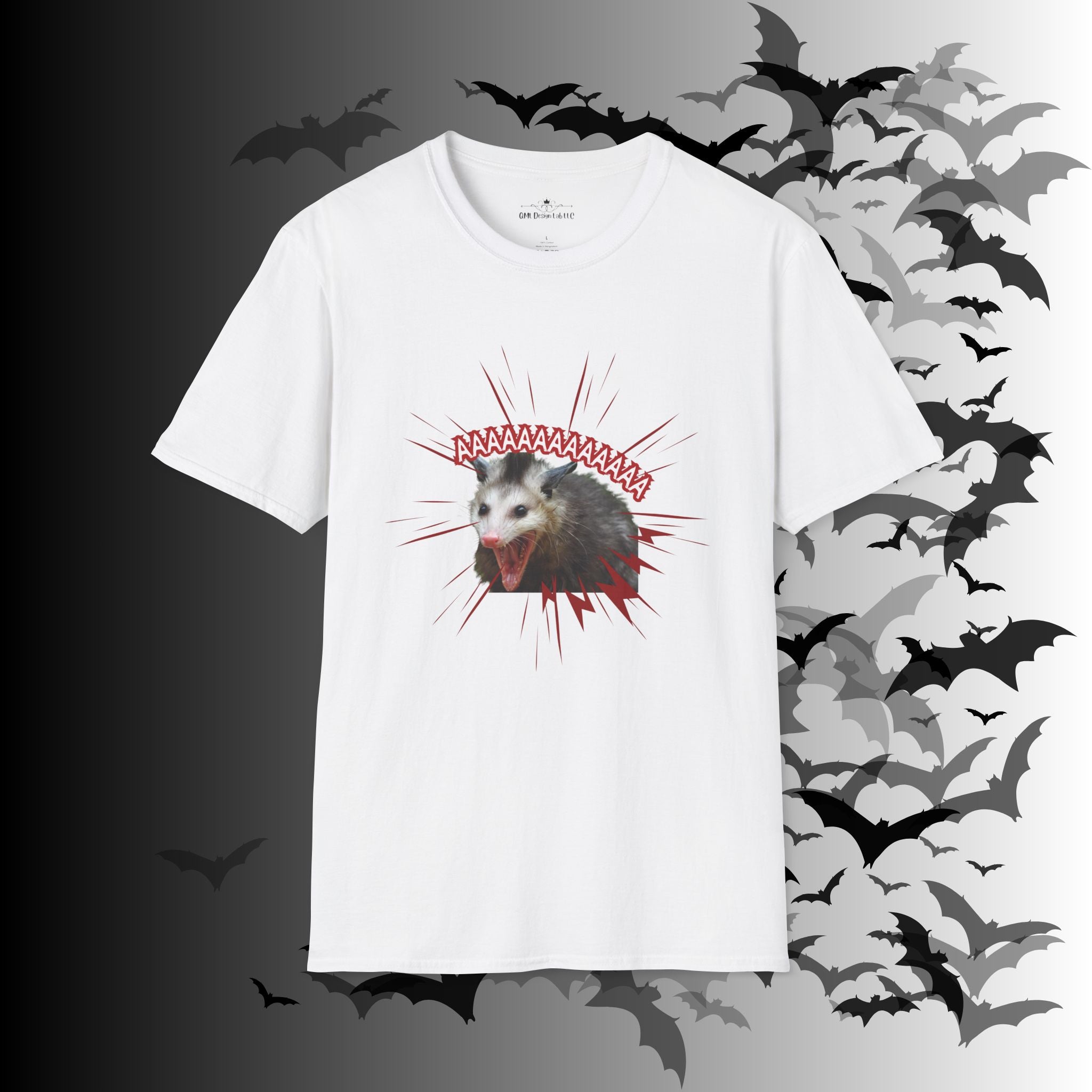 "AAAAAAAAAAAA" Screaming Possum T-Shirt — Edgy Humor Tee