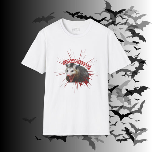 "AAAAAAAAAAAA" Screaming Possum T-Shirt — Edgy Humor Tee