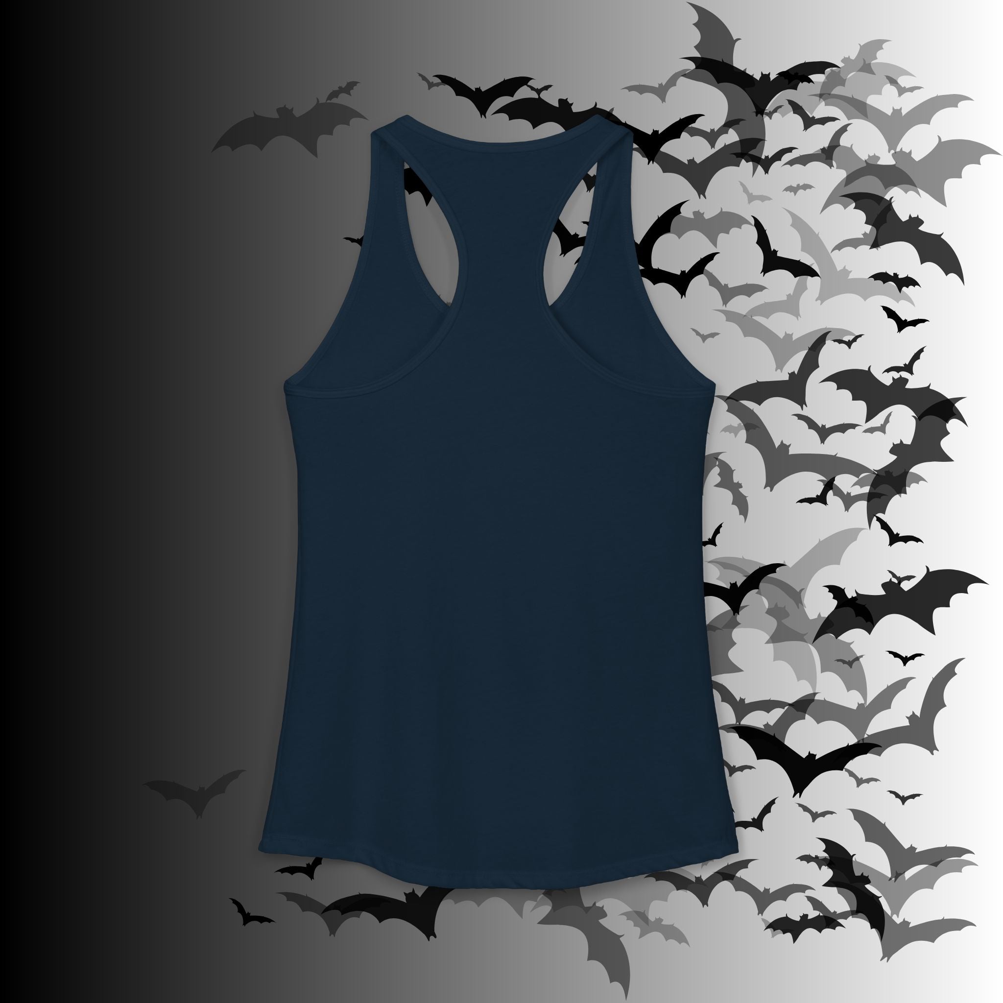 "Have the Day You Deserve" Gothic Skull Floral Tank Top