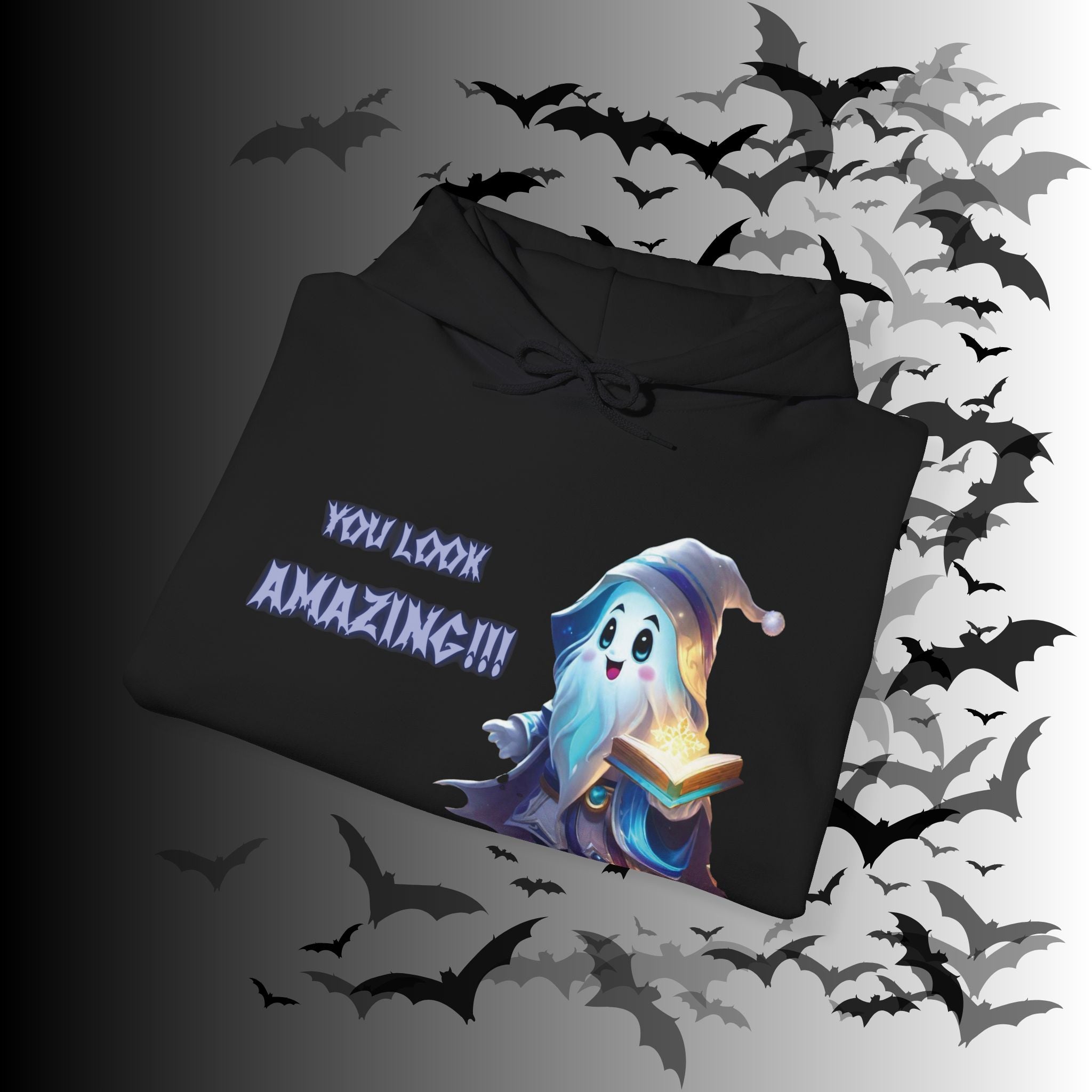 You Look Amazing Wizard Ghost Hoodie — Kawaii Witchy Pullover