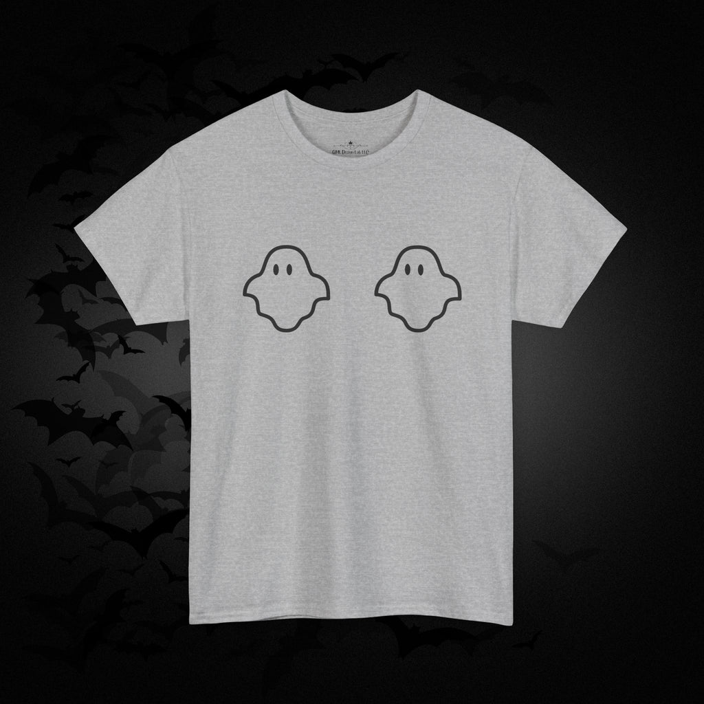 "Boo-bies" Ghost Pun Halloween T-Shirt — Funny Spooky Season Tee