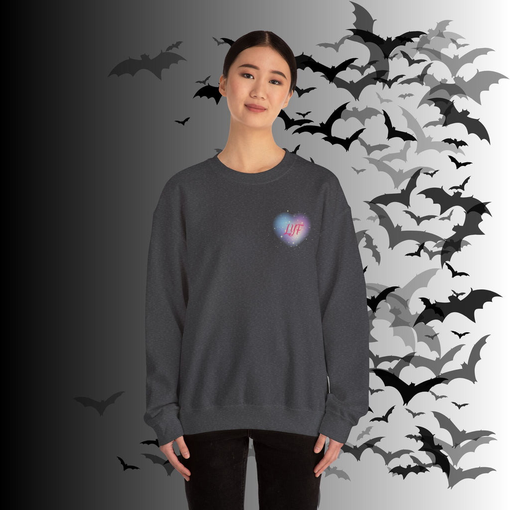 Love You Forever Skeleton Crewneck Sweatshirt — Gothic Valentine's Couples