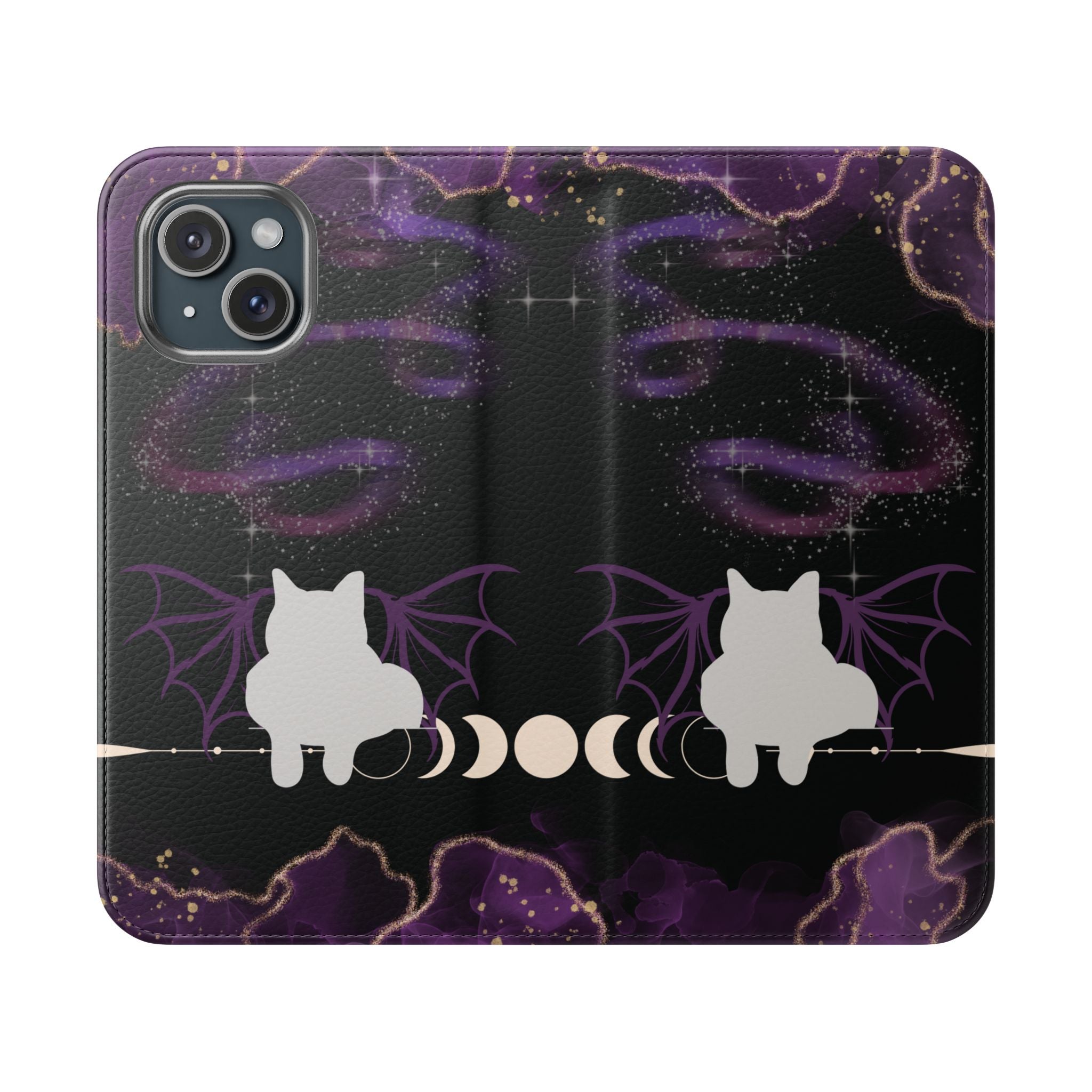 Copy of Goth Botanical Flip Wallet Case for iPhone and Samsung Galaxy Phones