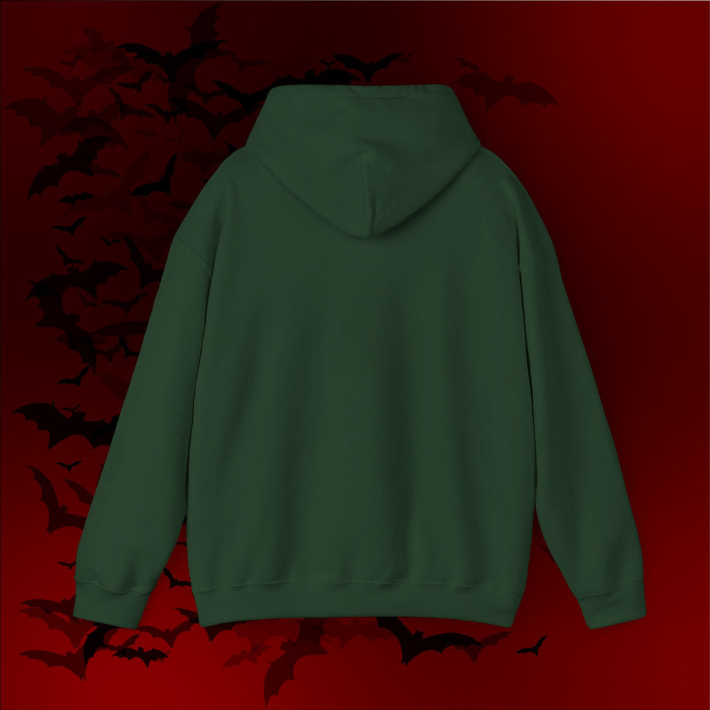 Merry Creepmas Hoodie — Gothic Christmas Skull Santa Pullover