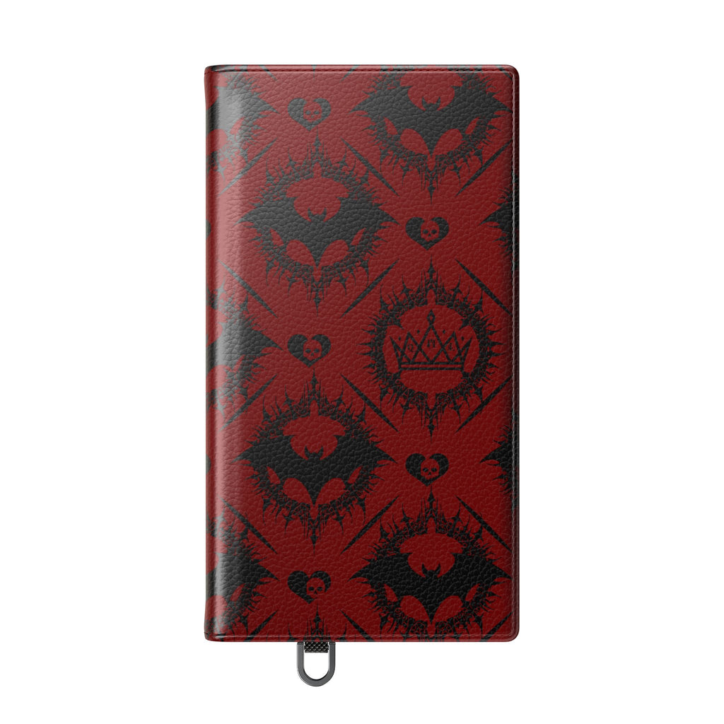 Copy of Gothic Bat Wallet Flip Case - Elegant Goth Phone Wallet - Bat Pattern Flip Case - Gothic Phone Case - Stylish Wallet Phone Case