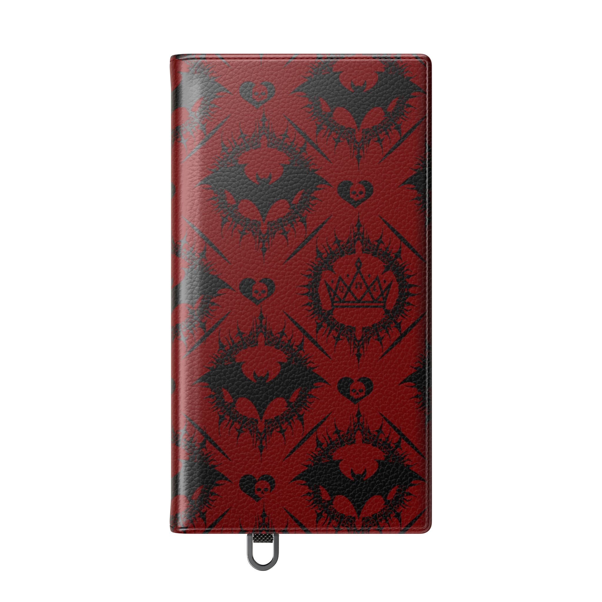 Copy of Gothic Bat Wallet Flip Case - Elegant Goth Phone Wallet - Bat Pattern Flip Case - Gothic Phone Case - Stylish Wallet Phone Case
