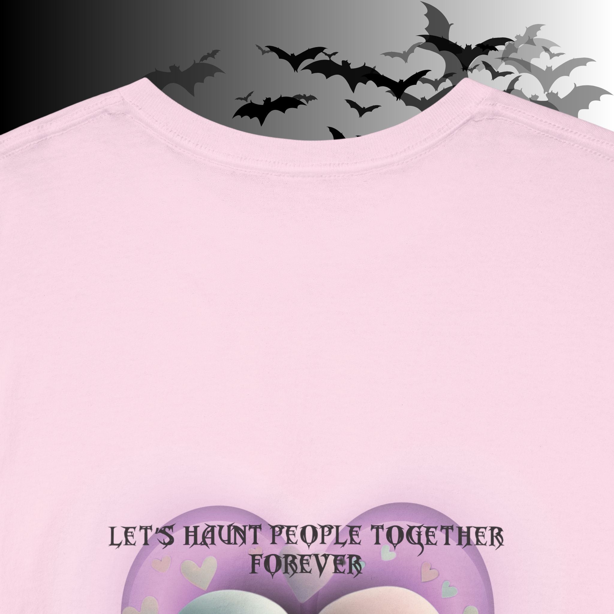 "Let's Haunt People Together Forever" Ghost Couples T-Shirt — Matching Halloween Tee