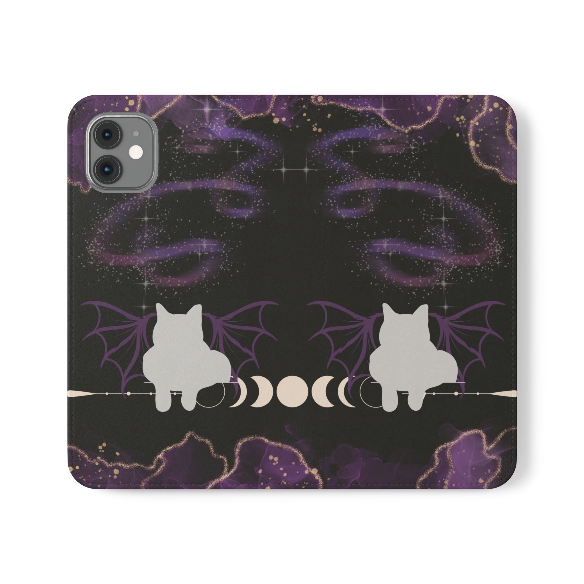 Copy of Goth Botanical Flip Wallet Case for iPhone and Samsung Galaxy Phones