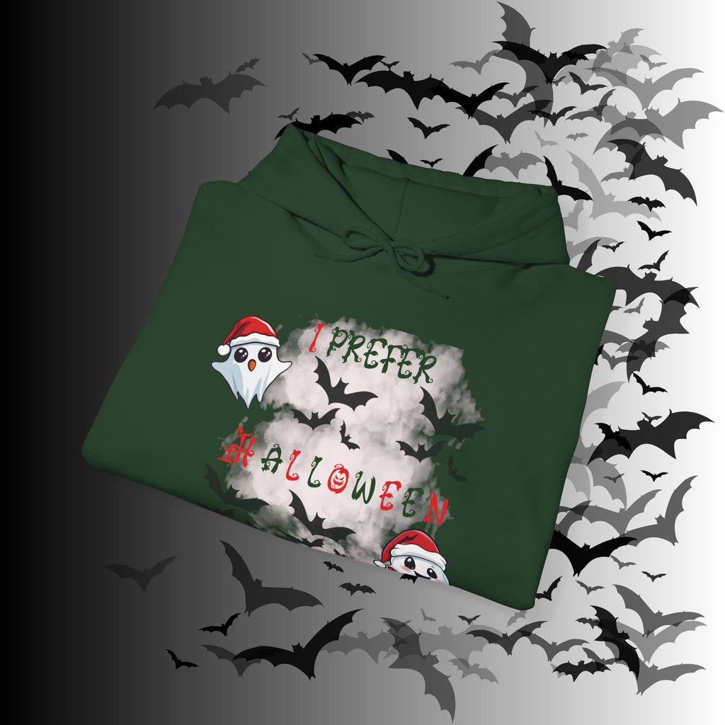 I Prefer Halloween Ghost Hoodie — Kawaii Gothic Christmas