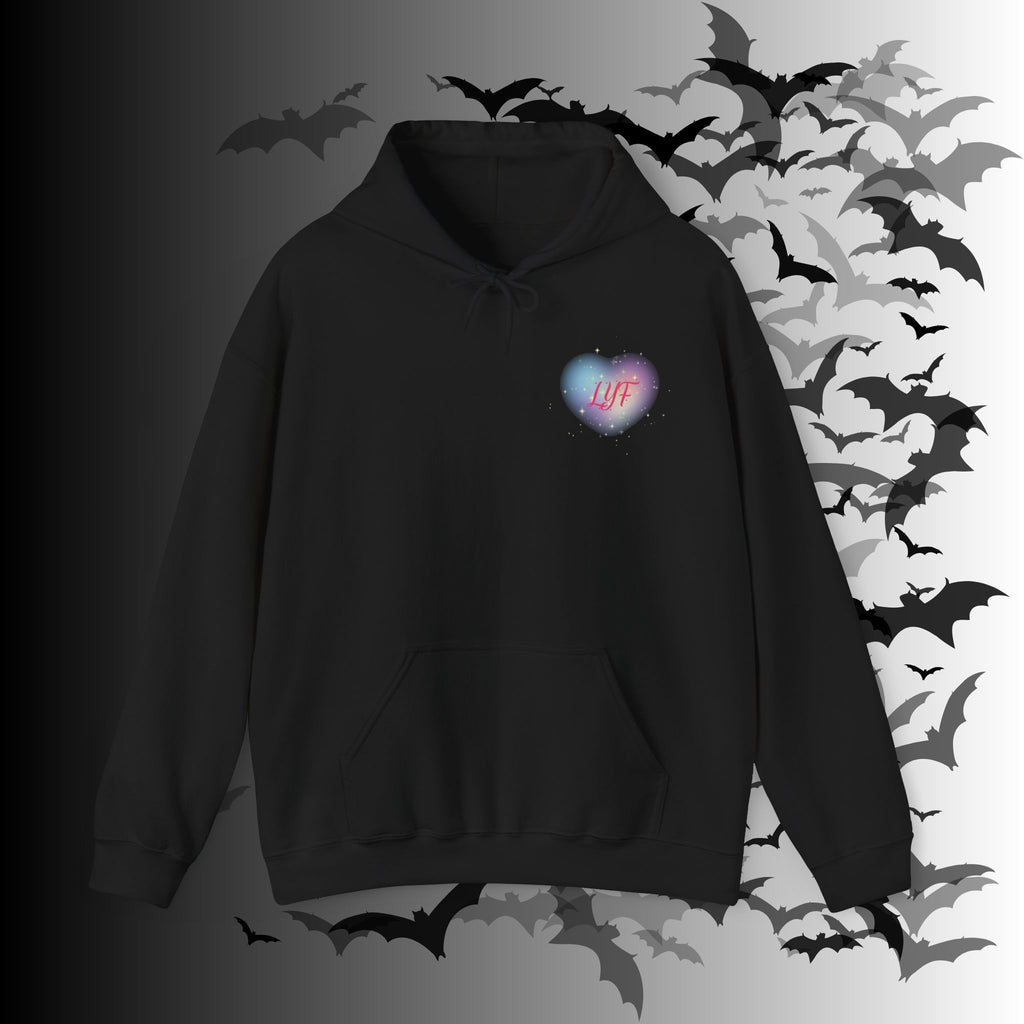Love You Forever Skeleton Hoodie — Gothic Valentine's Couples Pullover