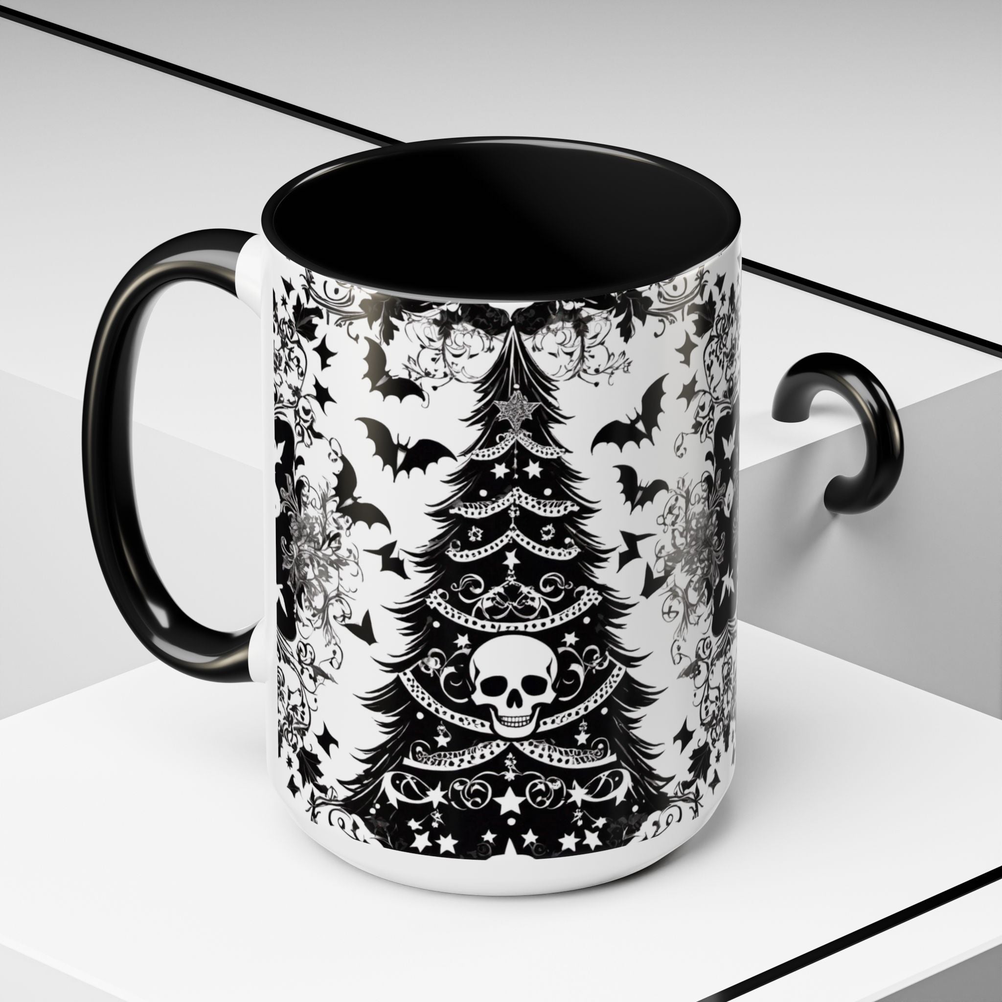 Merry Creepmas Gothic Coffee Mug – Spooky Christmas Gift