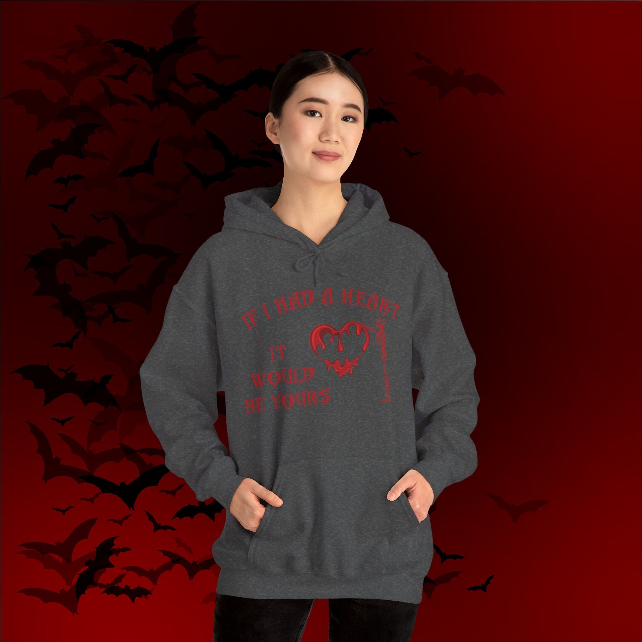 If I Had a Heart It Would Be Yours Hoodie — Gothic Valentine's Day Pullover