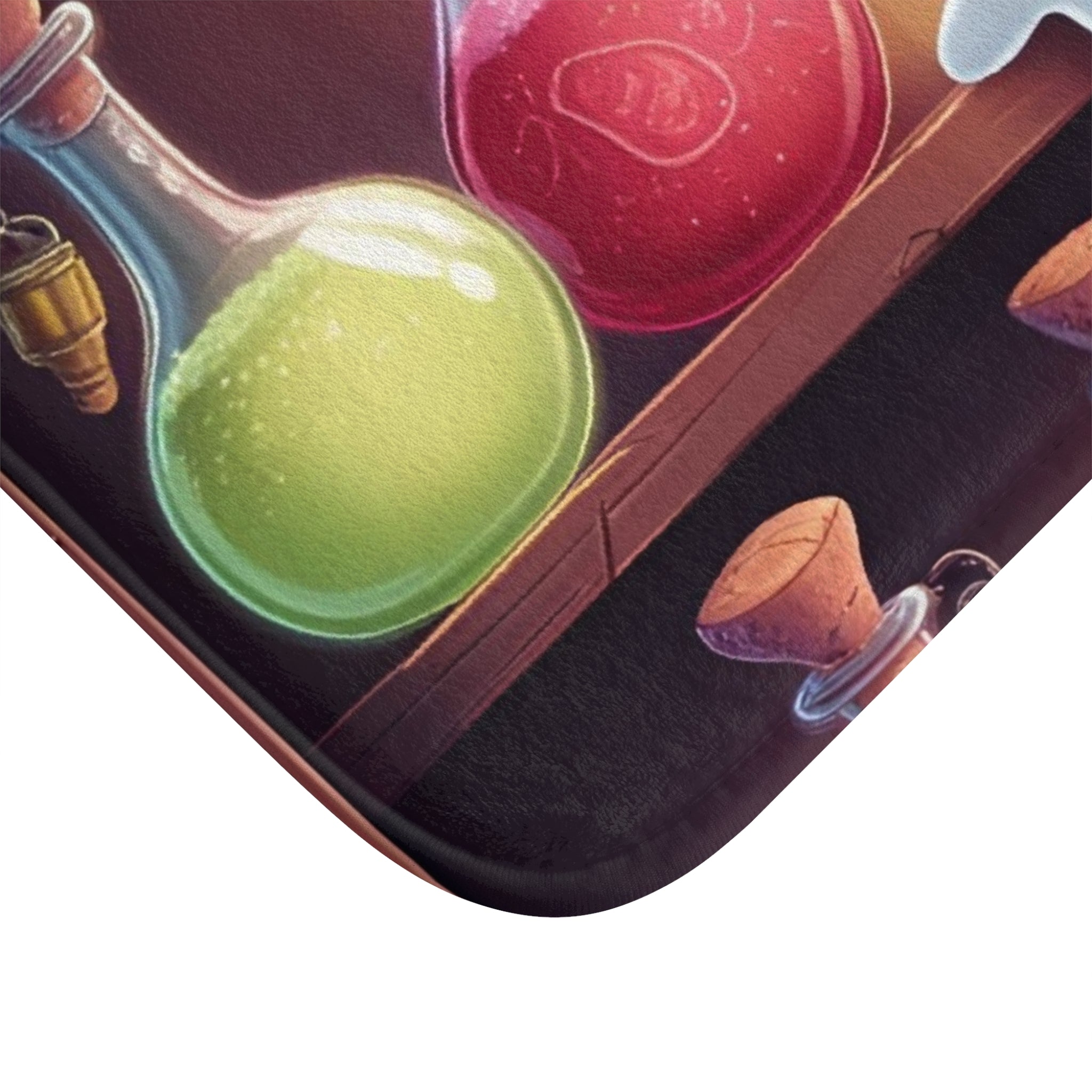 Apothecary Ghost Bath Mat — Whimsigoth Potion Shelf Bathroom Decor