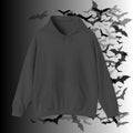 That Forever Kinda Love Hoodie — Gothic Gold Skull Couples Pullover