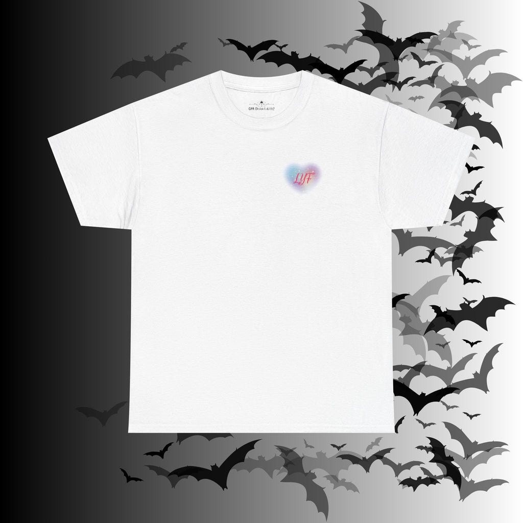 "Love You Forever" Gothic Skeleton Couples T-Shirt — Goth Valentine's Day Matching Tee