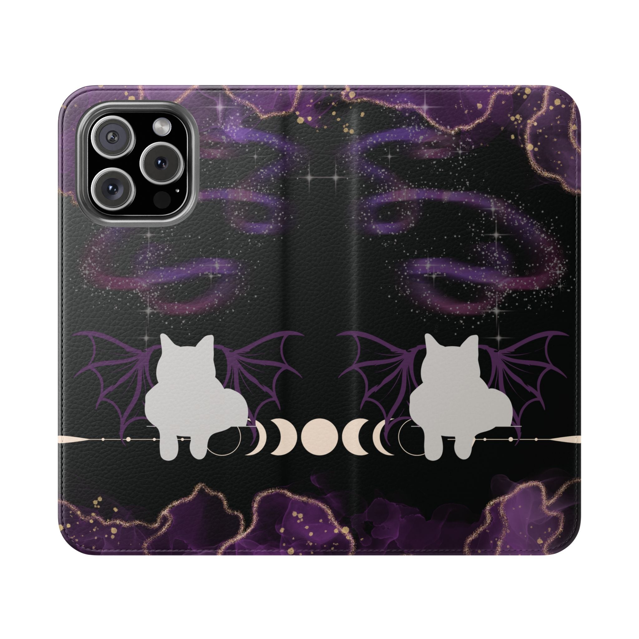 Copy of Goth Botanical Flip Wallet Case for iPhone and Samsung Galaxy Phones