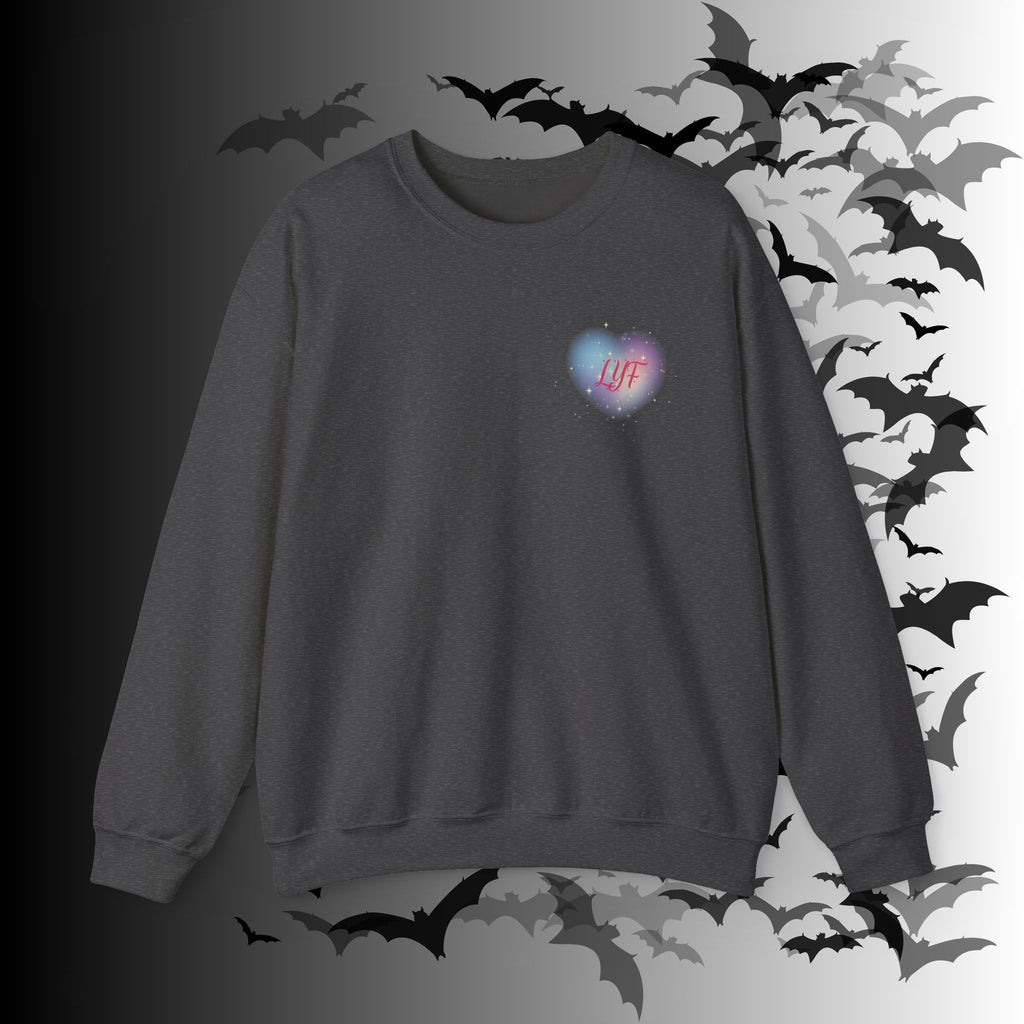 Love You Forever Skeleton Crewneck Sweatshirt — Gothic Valentine's Couples