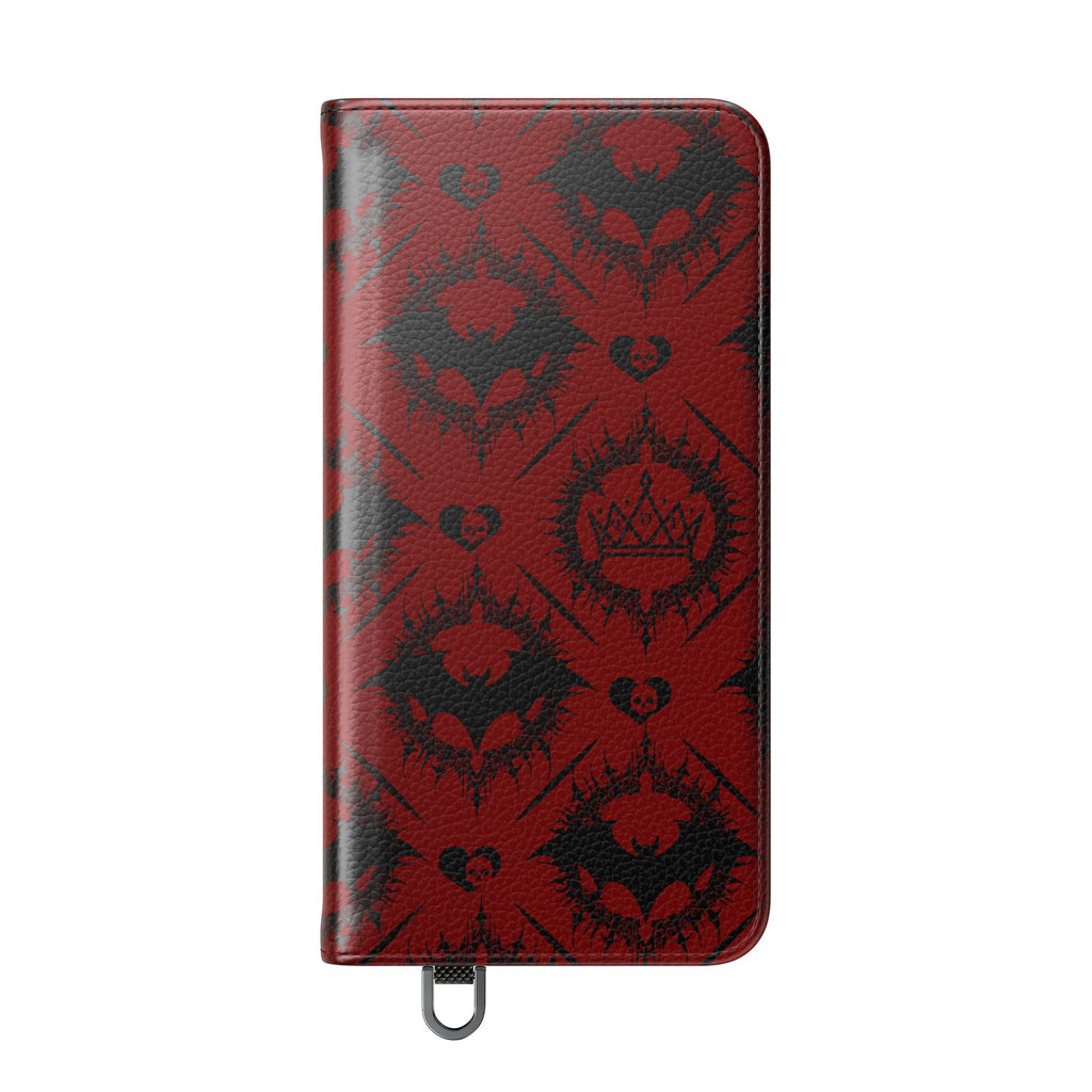 Copy of Gothic Bat Wallet Flip Case - Elegant Goth Phone Wallet - Bat Pattern Flip Case - Gothic Phone Case - Stylish Wallet Phone Case