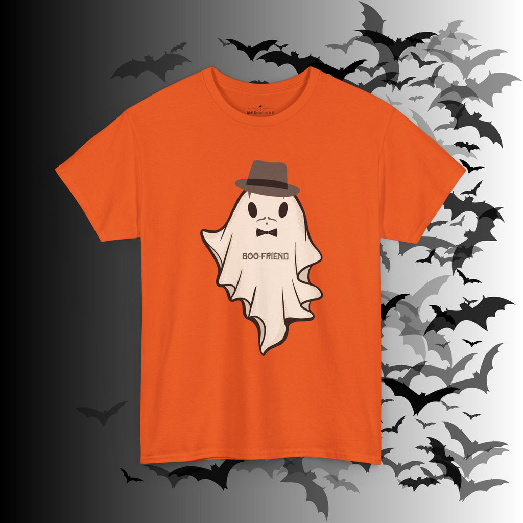 "Ghoul-Friend & Boo-Friend" Matching Ghost Couples T-Shirt — Halloween Matching Tee