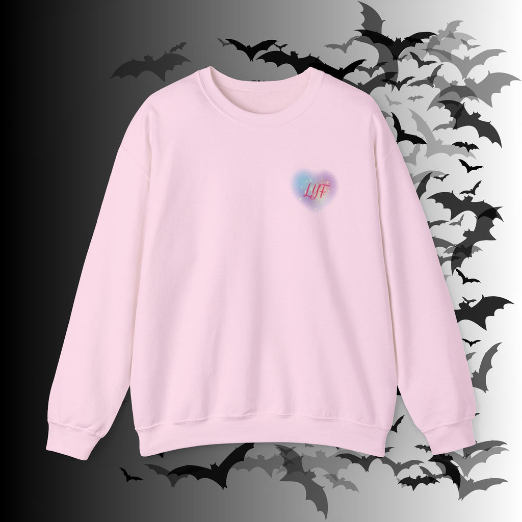 Love You Forever Skeleton Crewneck Sweatshirt — Gothic Valentine's Couples