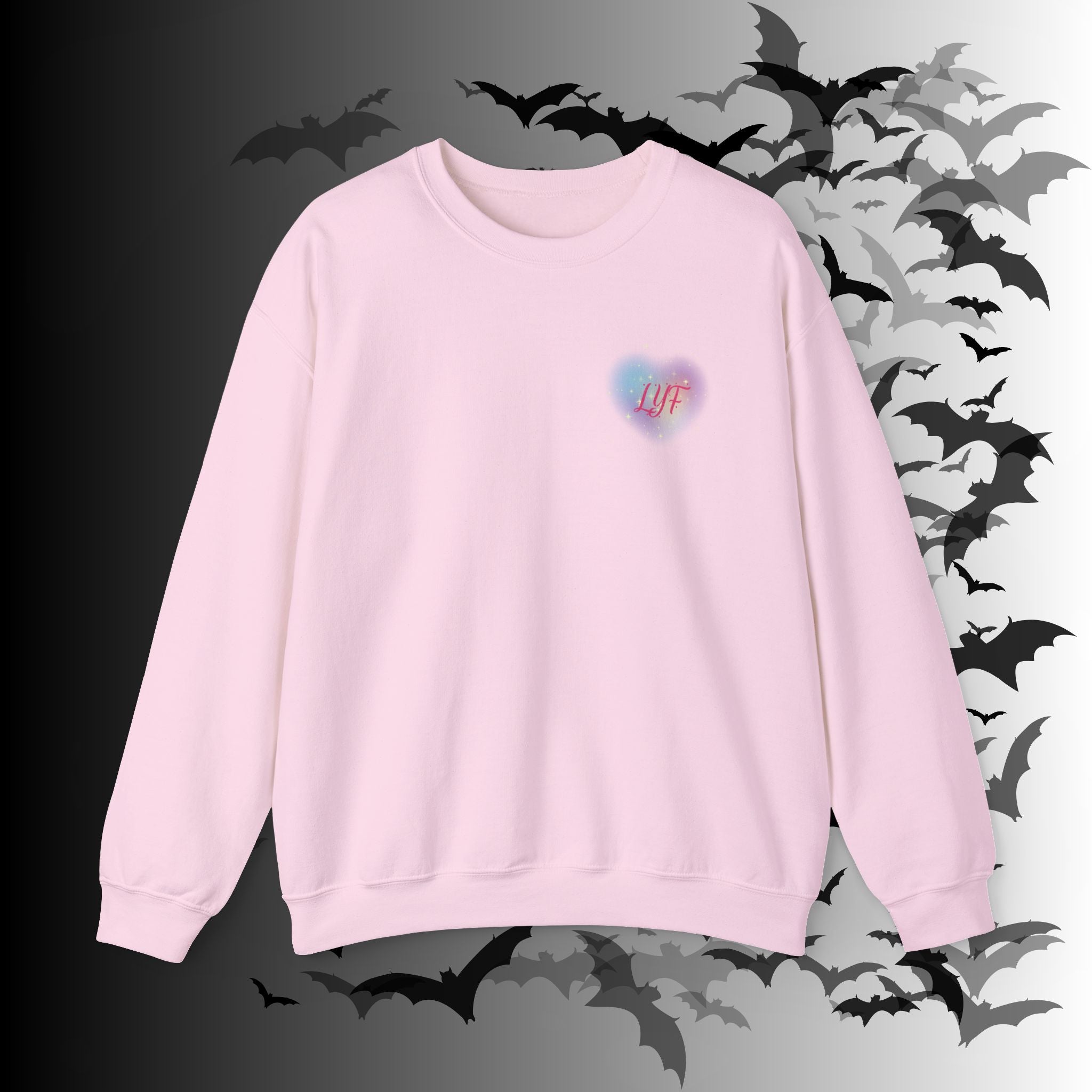 Love You Forever Skeleton Crewneck Sweatshirt — Gothic Valentine's Couples