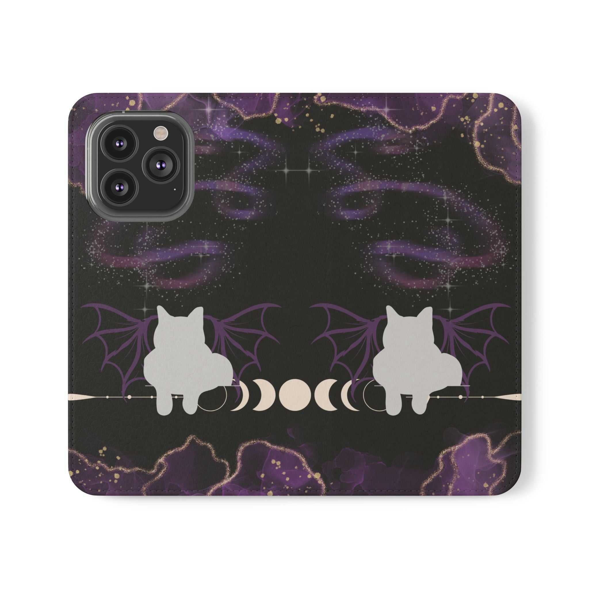 Copy of Goth Botanical Flip Wallet Case for iPhone and Samsung Galaxy Phones