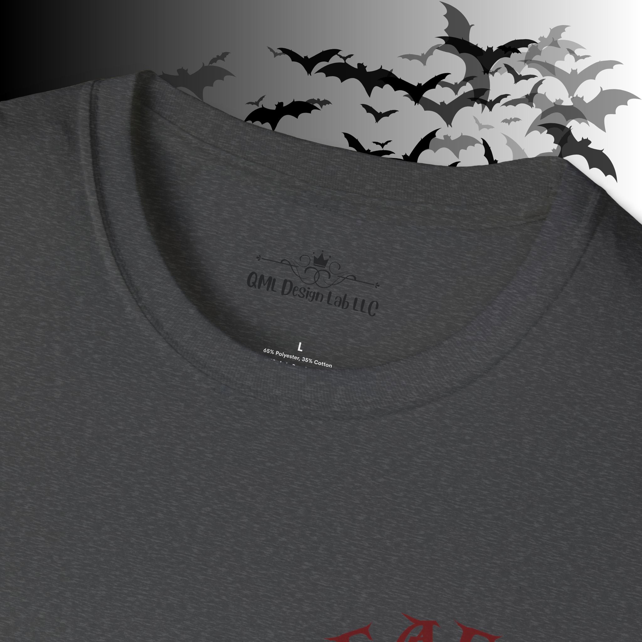 "FAFO" I Identify As A Threat T-Shirt — Gothic Humor Front & Back Print
