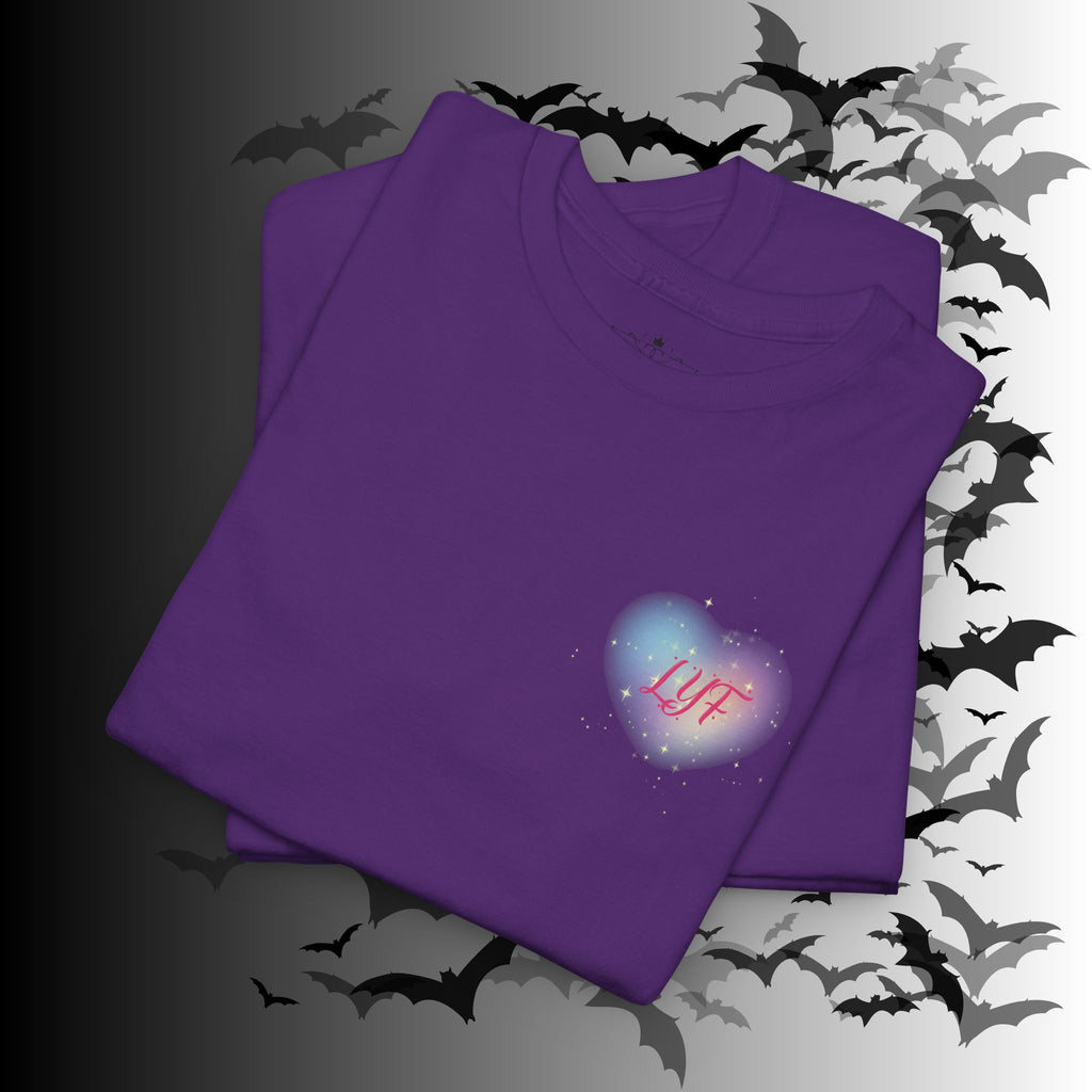 "Love You Forever" Gothic Skeleton Couples T-Shirt — Goth Valentine's Day Matching Tee