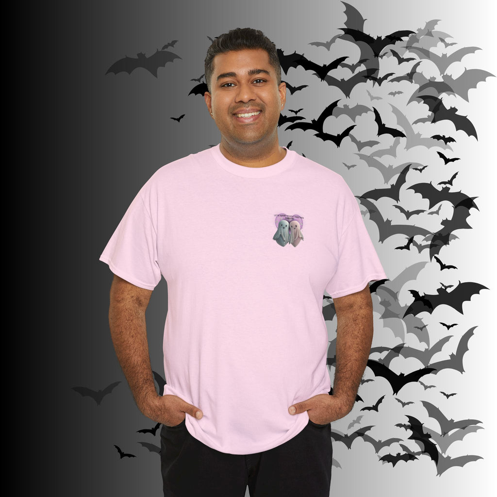 "Let's Haunt People Together Forever" Ghost Couples T-Shirt — Matching Halloween Tee