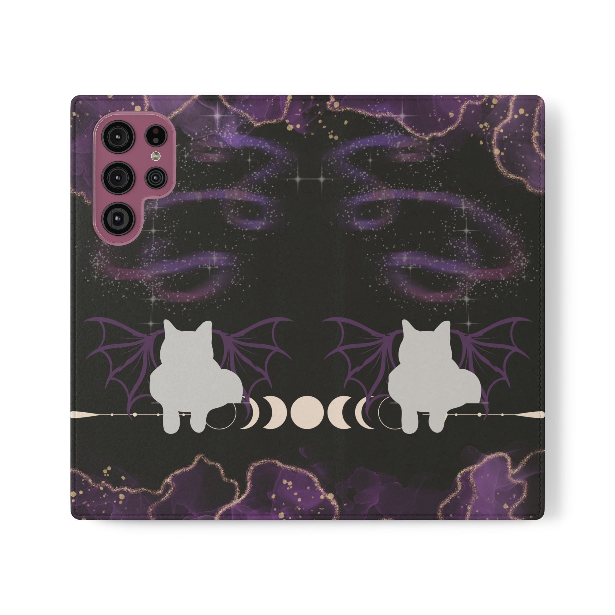 Copy of Goth Botanical Flip Wallet Case for iPhone and Samsung Galaxy Phones