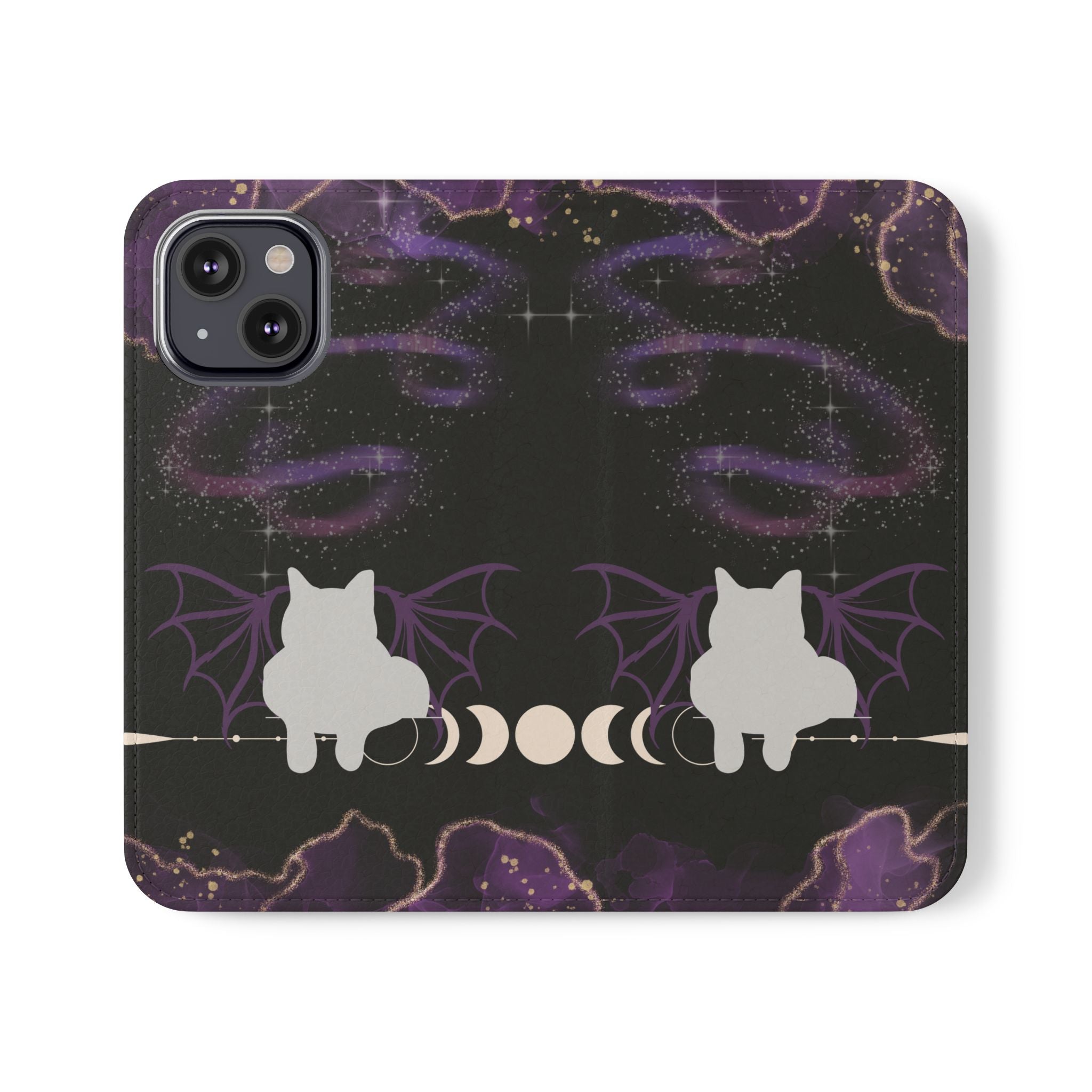 Copy of Goth Botanical Flip Wallet Case for iPhone and Samsung Galaxy Phones