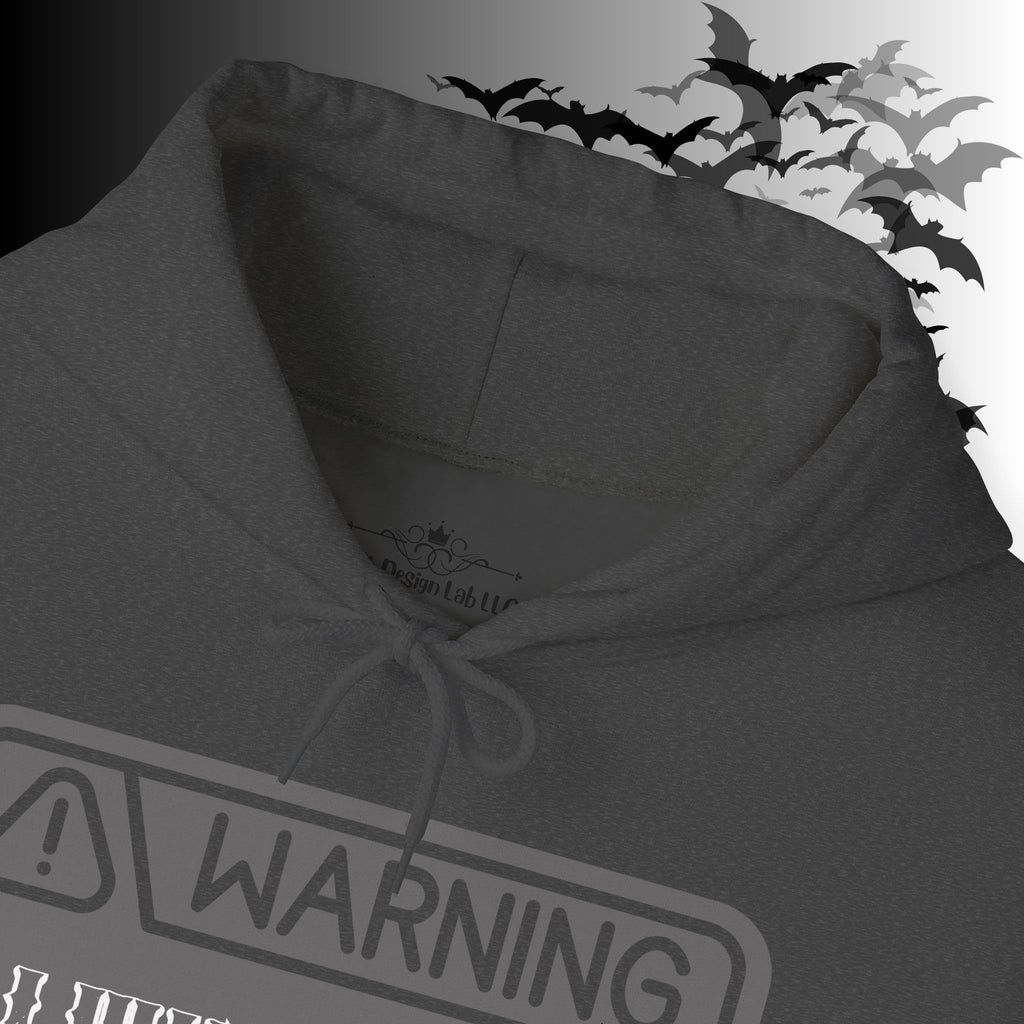 Warning I Will Hurt Your Feelings Hoodie — Funny Gothic Attitude Pullover