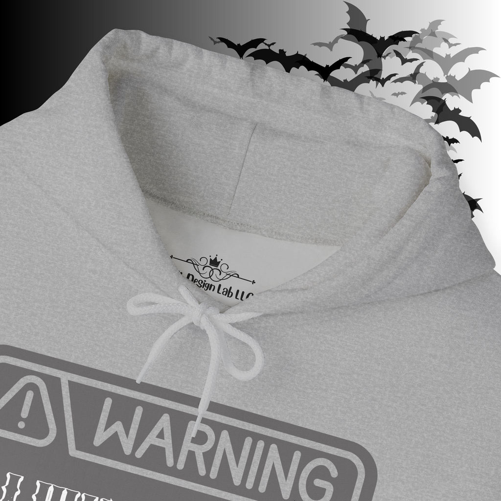 Warning I Will Hurt Your Feelings Hoodie — Funny Gothic Attitude Pullover