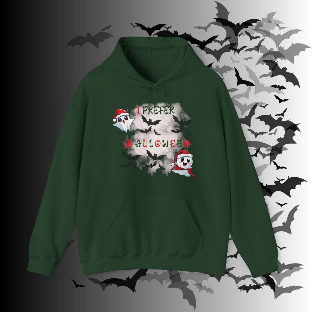 I Prefer Halloween Ghost Hoodie — Kawaii Gothic Christmas