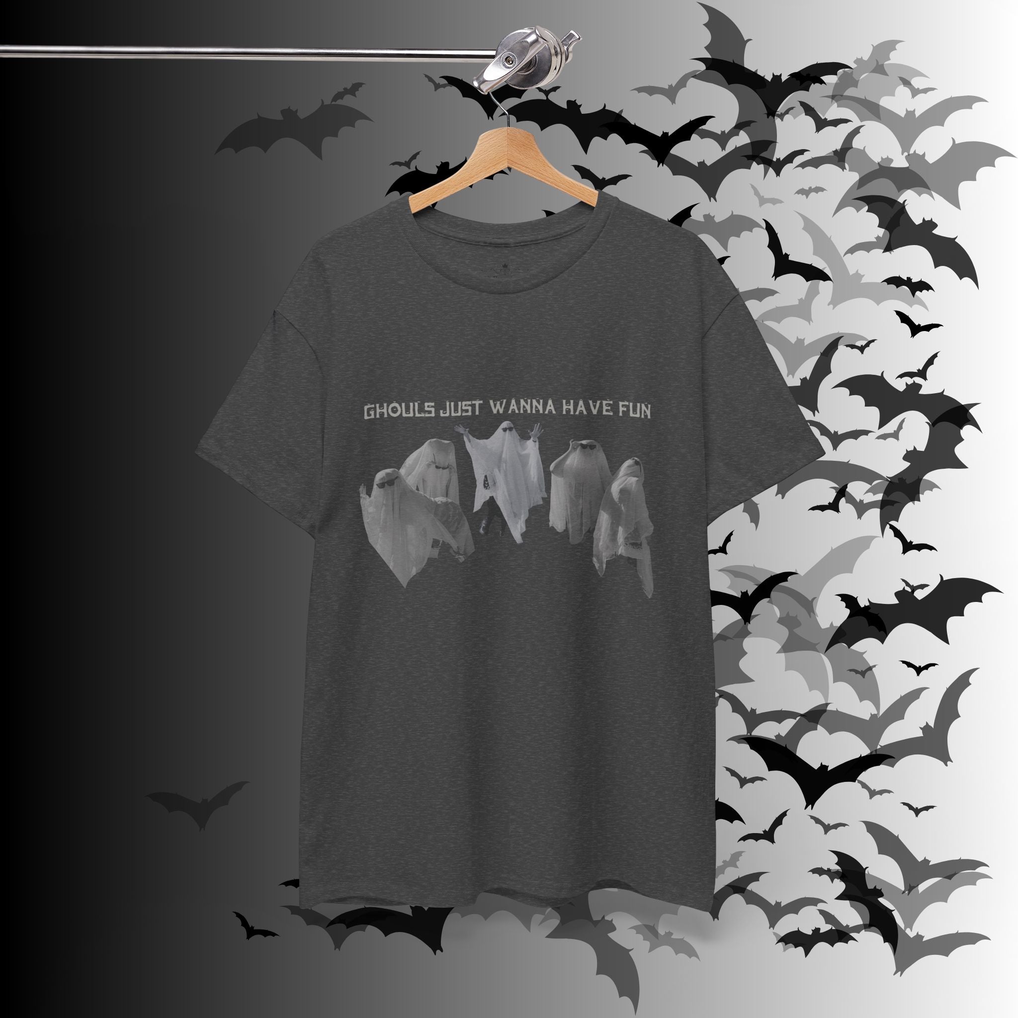 "Ghouls Just Wanna Have Fun" Ghost T-Shirt — Gothic Humor Tee