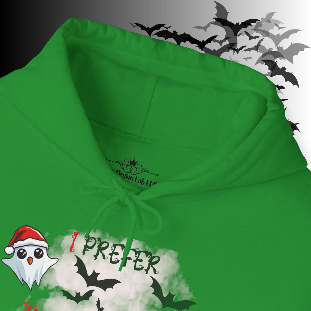 I Prefer Halloween Ghost Hoodie — Kawaii Gothic Christmas