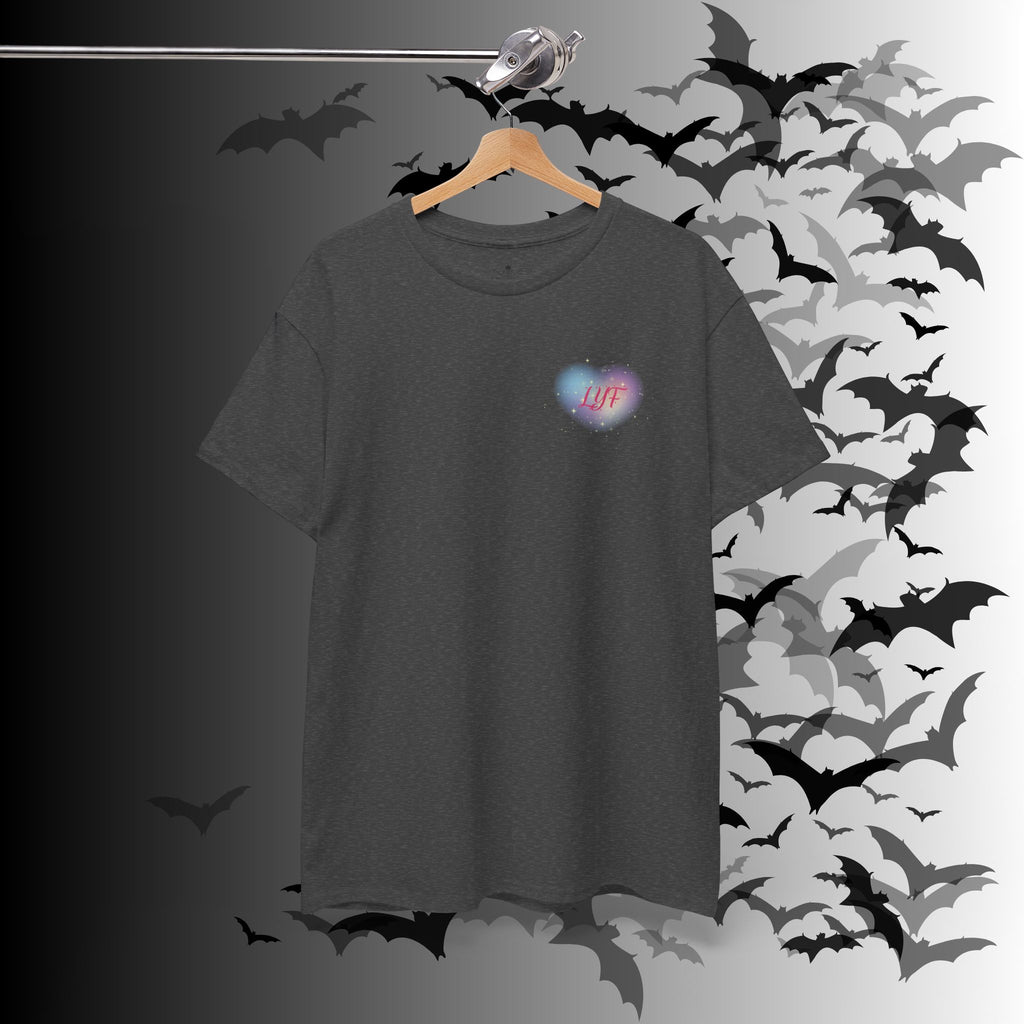 "Love You Forever" Gothic Skeleton Couples T-Shirt — Goth Valentine's Day Matching Tee